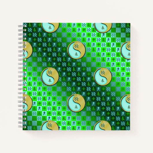 Aquarius & Metal Goat ノートブック (正面)