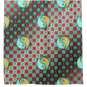 Aquarius & Metal Tiger シャワーカーテン (正面)