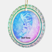 Aquarius Moon Woman ornament セラミックオーナメント (左)