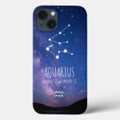 Aquarius | Personalized Zodiac Constellation Case-Mate iPhoneケース (裏面)