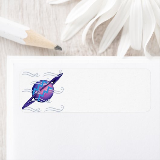 Aquarius Return Address Labels ラベル (インサイチュ)