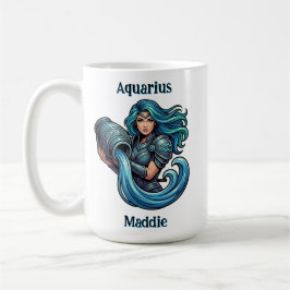 Aquarius Traits and Dates | Personalized コーヒーマグカップ