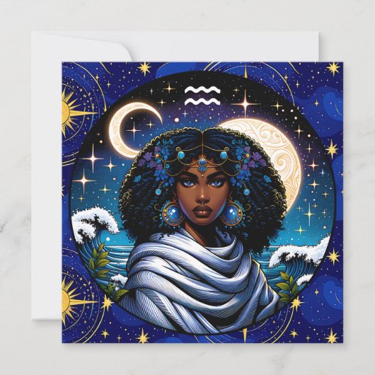 Aquarius Traits and Dates  | Water Bearer (正面)