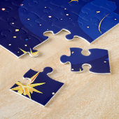 Aquarius Traits and Dates  | Water Bearer ジグソーパズル (側面)