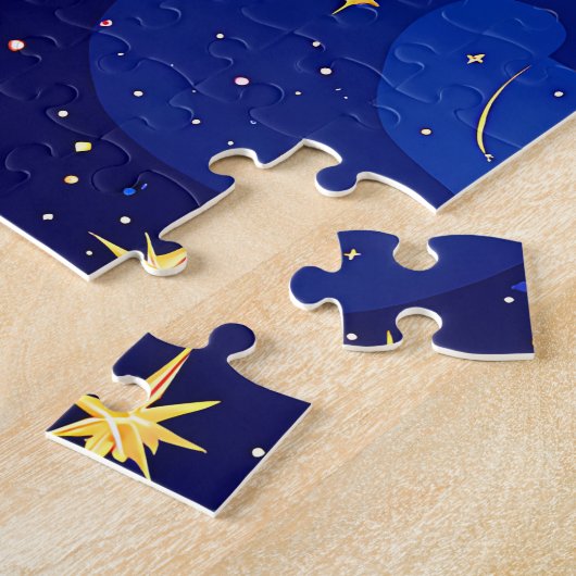 Aquarius Traits and Dates  | Water Bearer ジグソーパズル (側面)