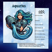 Aquarius Traits, Dates and Energy ポストカード
