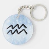 Aquarius Water Bearer Beautiful Woman Astrology  キーホルダー (裏面)