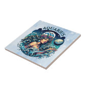 Aquarius Water Bearer Beautiful Woman Astrology  タイル (側面)