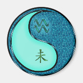Aquarius & Water Goat Keychain マグネット (正面)