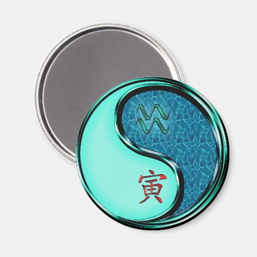 Aquarius & Water Tiger マグネット (正面/裏面)