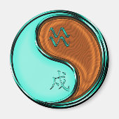 Aquarius & Wood Dog マグネット (正面)