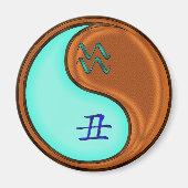 Aquarius & Wood Ox マグネット (正面)