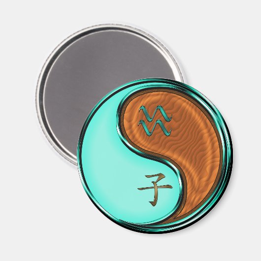 Aquarius & Wood Rat マグネット (正面/裏面)