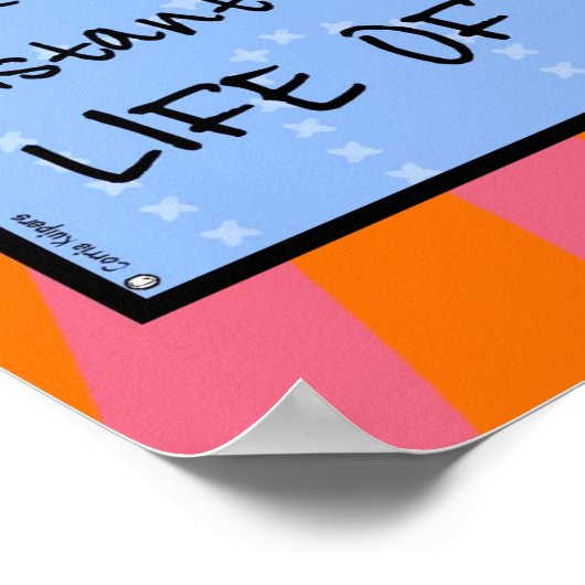 Aquarius wordcloudポスター ポスター (角)