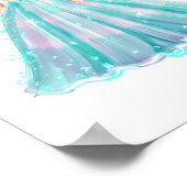 Aquarius Zodiac Illustration – Hand Drawn ポスター (角)