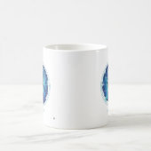 Aquarius Zodiac özel Galaxy Coffee Mug コーヒーマグカップ (中央)