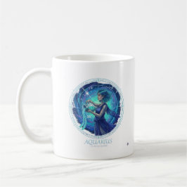 Aquarius Zodiac özel Galaxy Coffee Mug コーヒーマグカップ