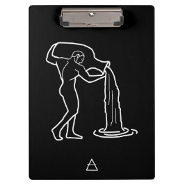 Aquarius Zodiac Sign - クリップボード