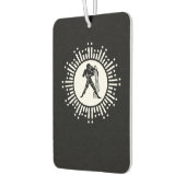 Aquarius Zodiac Sign Cosmic Starburst Design カーエアーフレッシュナー (左)