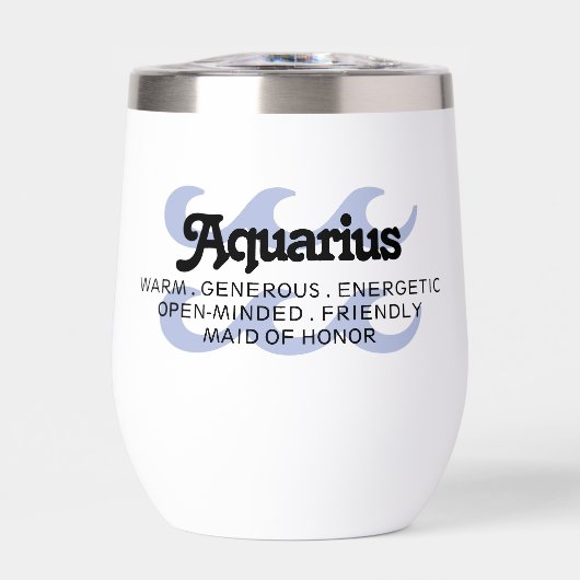 Aquarius Zodiac Sign Custom Traits (正面)