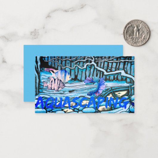 Aquascaping ノートカード (正面/裏面インサイチュ)