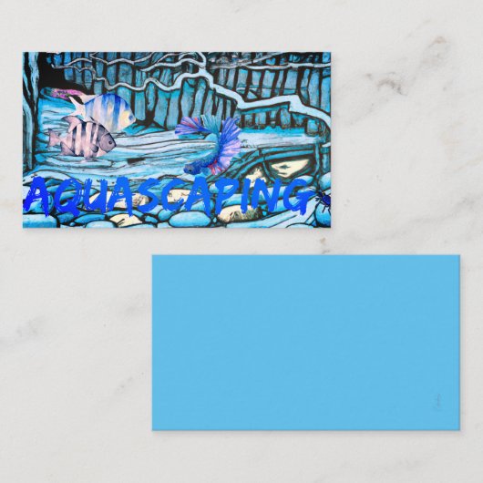 Aquascaping ノートカード (正面/裏面)