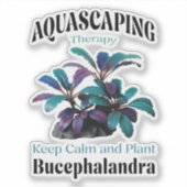 Aquascaping Therapy – Keep Calm and Plant Bucephal シール (正面)