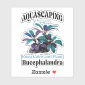 Aquascaping Therapy – Keep Calm and Plant Bucephal シール (シート)