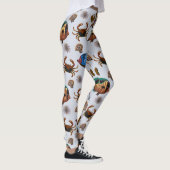 Aquatic animals pattern | ocean underwater life 14 レギンス (右)