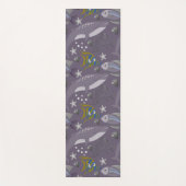 Aquatic animals pattern | ocean underwater life 24 ヨガマット (正面)