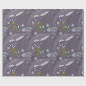 Aquatic animals pattern | ocean underwater life 24 ラッピングペーパー (フラット)