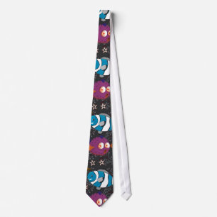 Aquatic animals pattern ocean underwater life 43 ネクタイ