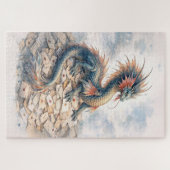 Aquatic Dragon Letters ジグソーパズル (横)