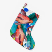 Aquatic fish set. Red sea and exotic fishes inside スモールクリスマスストッキング (正面 (吊り時))