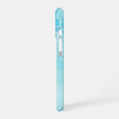 Aquatic Flow - Rippling Water Art Phone Case iPhone 16ケース (左側面)