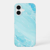 Aquatic Flow - Rippling Water Art Phone Case iPhone 16ケース (裏面)