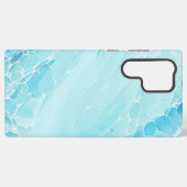 Aquatic Flow - Rippling Water Art Phone Case Samsung Galaxyケース (裏面横)