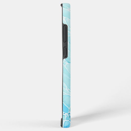 Aquatic Flow - Rippling Water Art Phone Case Samsung Galaxyケース (右側面)