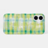 Aquatic Watercolor Abstract Art Phone Case iPhone 16ケース (裏面横)
