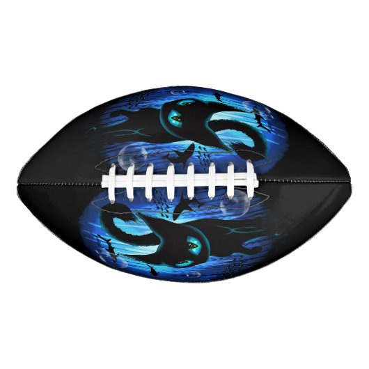 Aquaticat - Surreal Catの深い海ファンタジー アメリカンフットボール (正面)