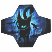 Aquaticat - Surreal Catの深い海ファンタジー サッカーボール (フラット)