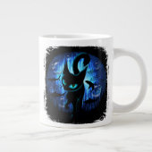 Aquaticat - Surreal Catの深い海ファンタジー ジャンボコーヒーマグカップ (右)