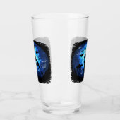Aquaticat - Surreal Catの深い海ファンタジー タンブラーグラス (左)