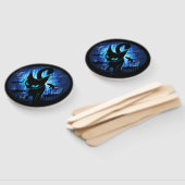 Aquaticat - Surreal Catの深い海ファンタジー ハンドファン (組立なし)