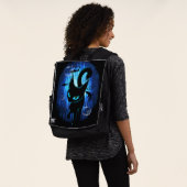 Aquaticat - Surreal Catの深い海ファンタジー バックパック (着用)