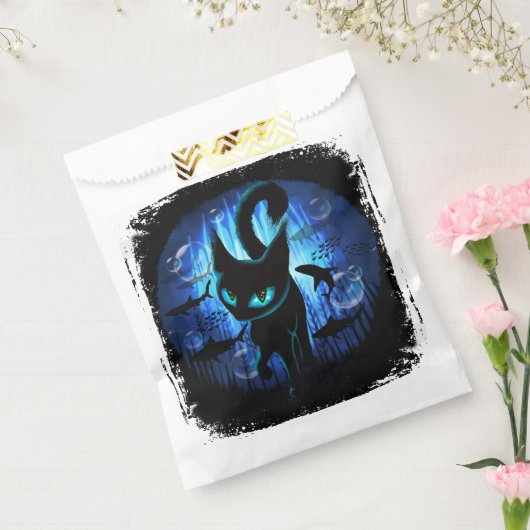 Aquaticat - Surreal Catの深い海ファンタジー フェイバーバッグ (封をした状態)