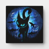 Aquaticat - Surreal Catの深い海ファンタジー フォトプラーク (正面)