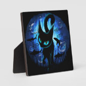 Aquaticat - Surreal Catの深い海ファンタジー フォトプラーク (正面)