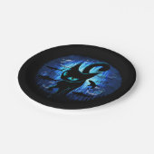 Aquaticat - Surreal Catの深い海ファンタジー ペーパープレート (アングル)