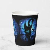 Aquaticat - Surreal Catの深い海ファンタジー 紙コップ (裏面)